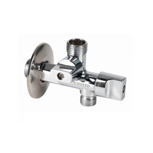 GENEBRE Grifo Escuadra 2 Salidas Independientes 1/2" 3/8" Genebre G30620403