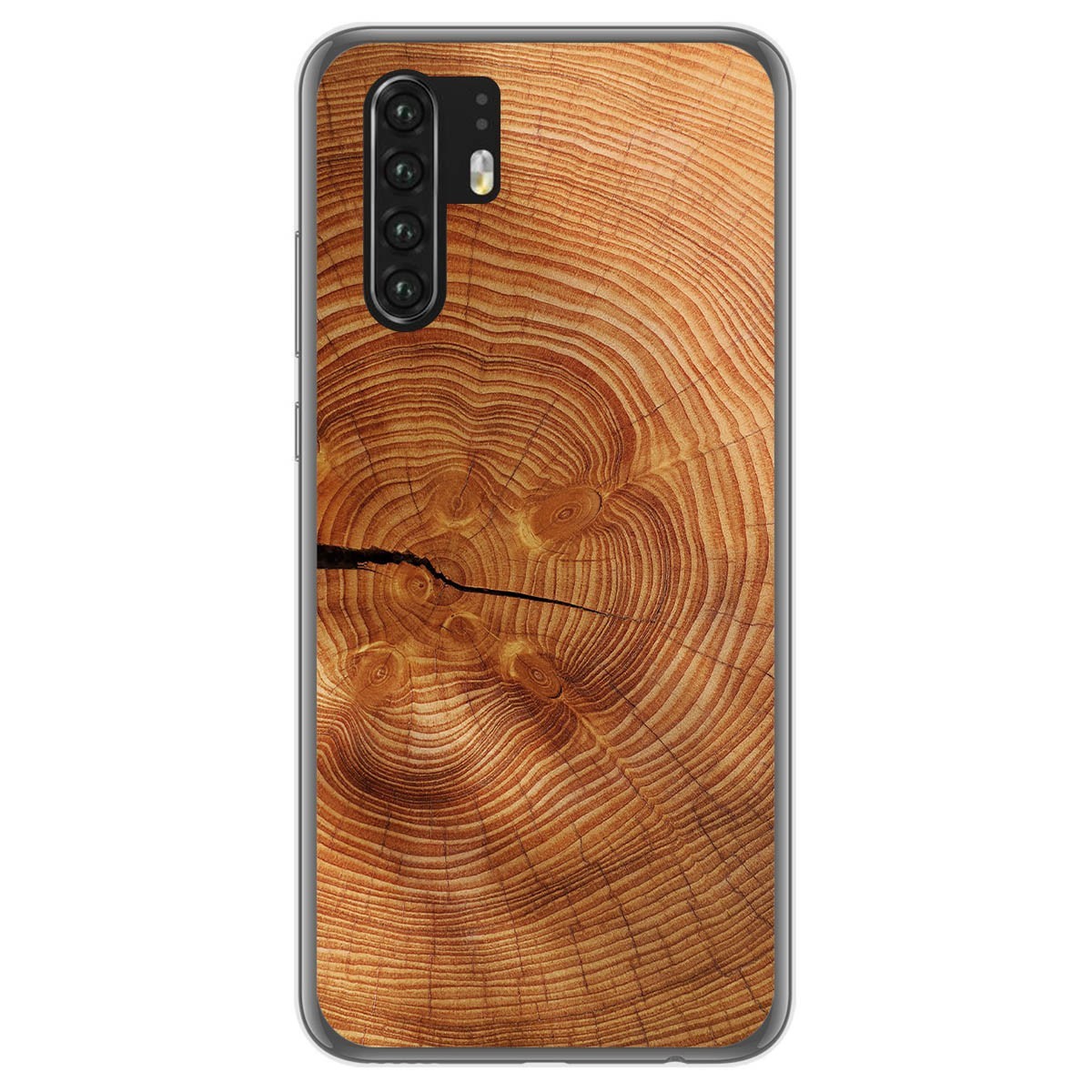 Tumundosmartphone Funda Gel Tpu para Huawei P30 Pro diseño Madera 04 Dibujos
