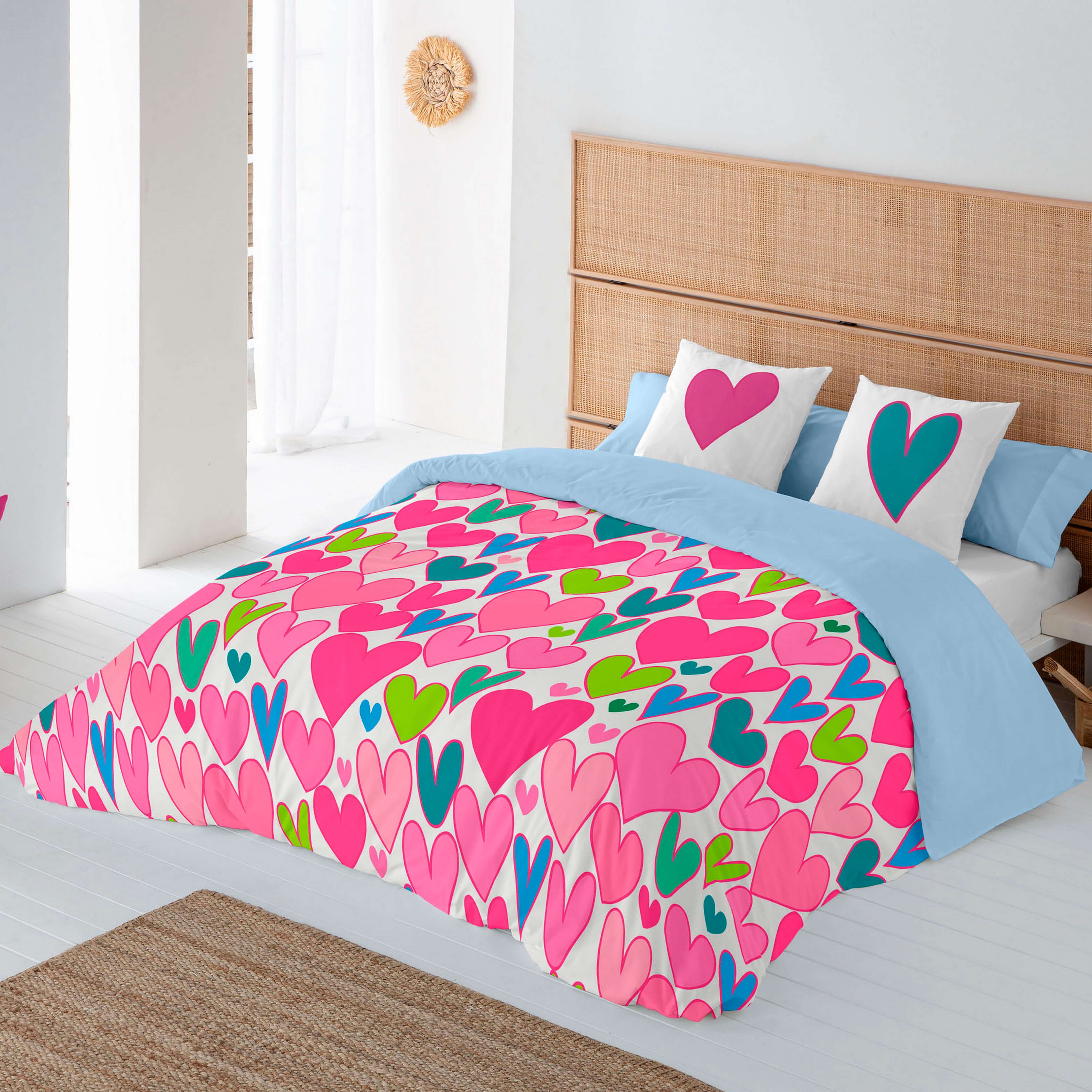 ICEHOME - Funda Nórdica Estampada 100% Algodón Extrasuave - Juego de Cama 2/3 Piezas Funda de Edredón y 1 o 2 Fundas de Almohada - Cama 90/135/150/180 - Fabricado en España