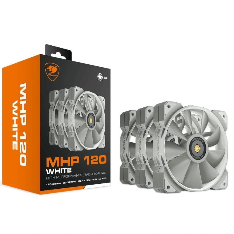 Ventilador Cougar MHP 120 Blanco Pack 3