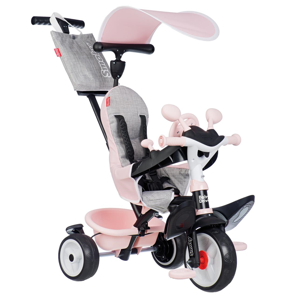 Triciclo Baby Driver Confort Rosa (Smoby 7600741504)