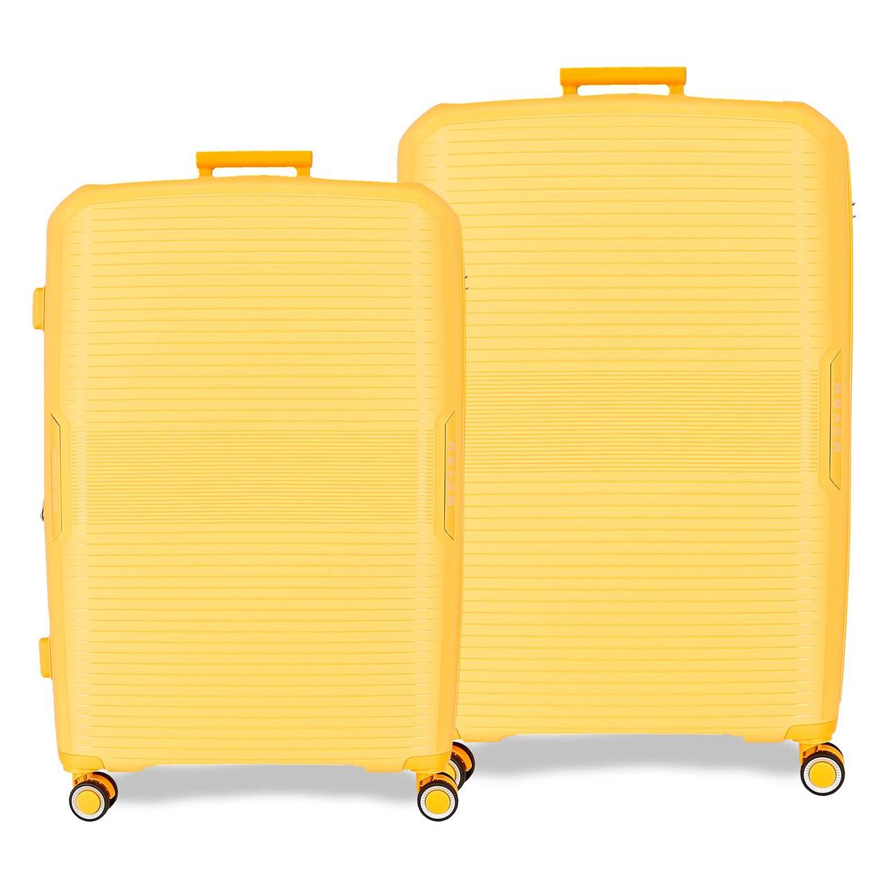 Juego de maletas Movom Inari amarillo 78x31x54 cm
