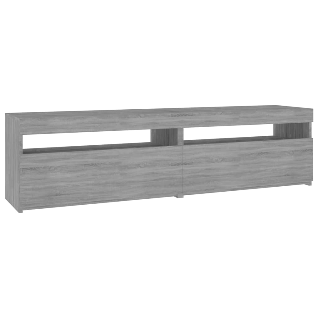 vidaXL Mueble de TV con luces LED 2 uds 75x35x40 cm, Mueble de Salon, Mueble TV, Mueble TV salon, Mesa de TV, Mueble tele