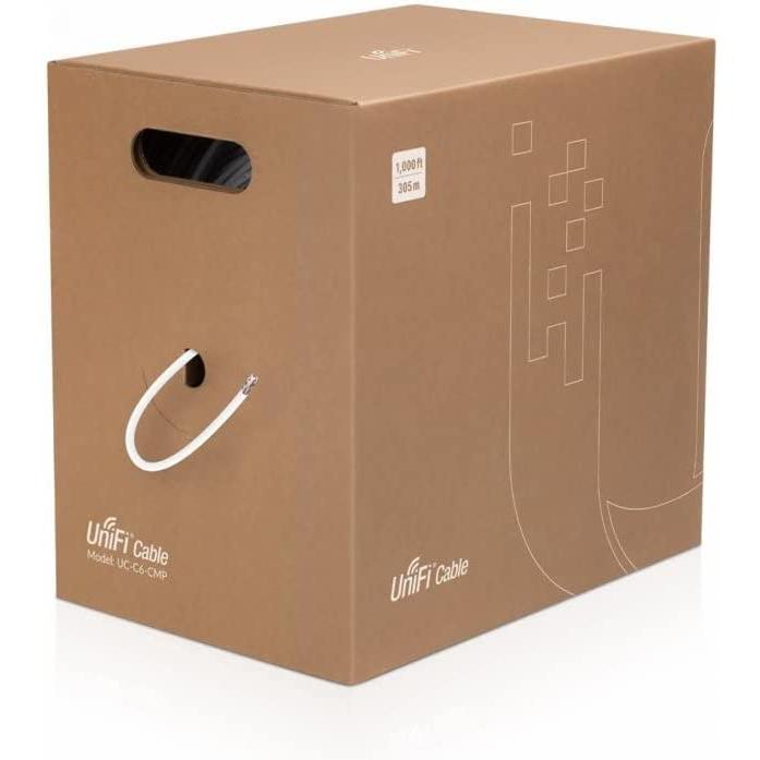 Ubiquiti U-Cable-C6-CMP cable de red Blanco 305 m Cat6 U/UTP (UTP)