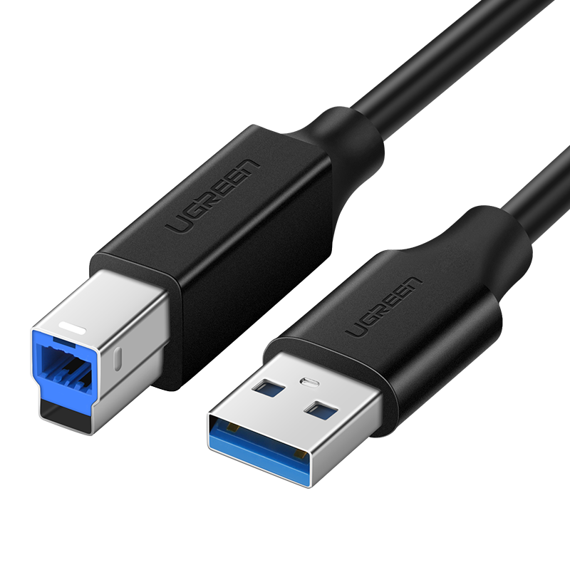 Kabel przewód do drukarki USB-A - USB-B 5Gb/s 2m czarny