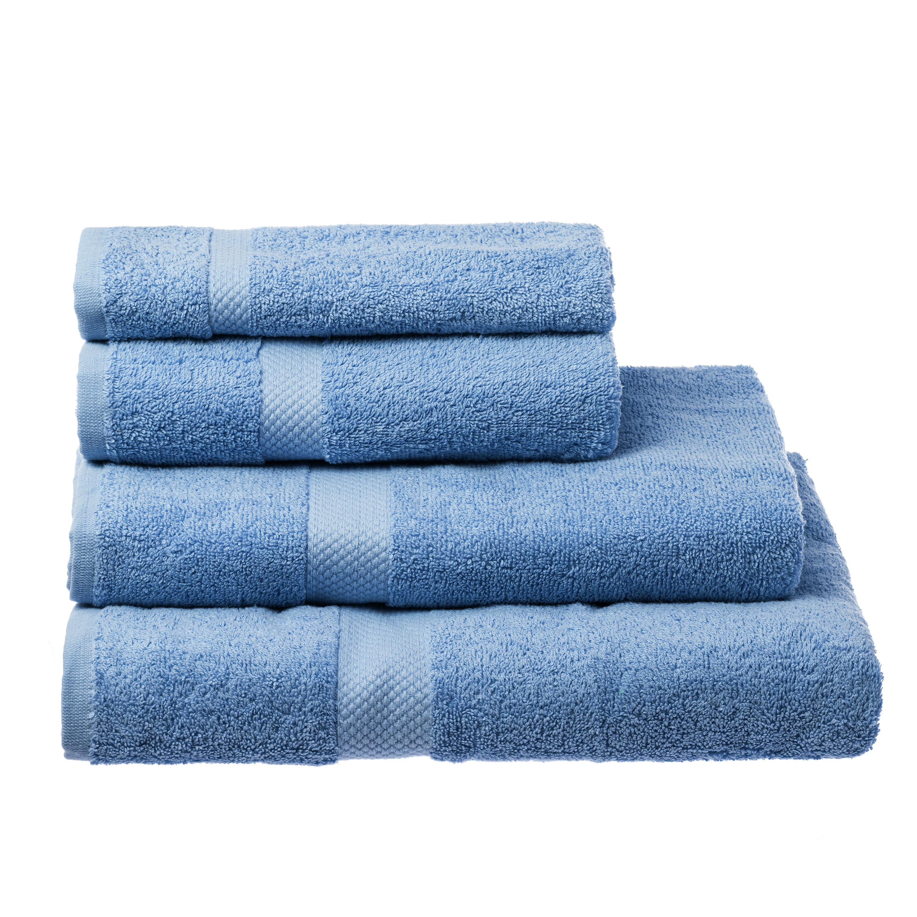 TIENDA EURASIA - Juego de Toallas de Baño, 4 Piezas, Toallas Baño, 100% Algodón, 550 gr, Toallas de Baño de Tacto Suave y Gran Absorción