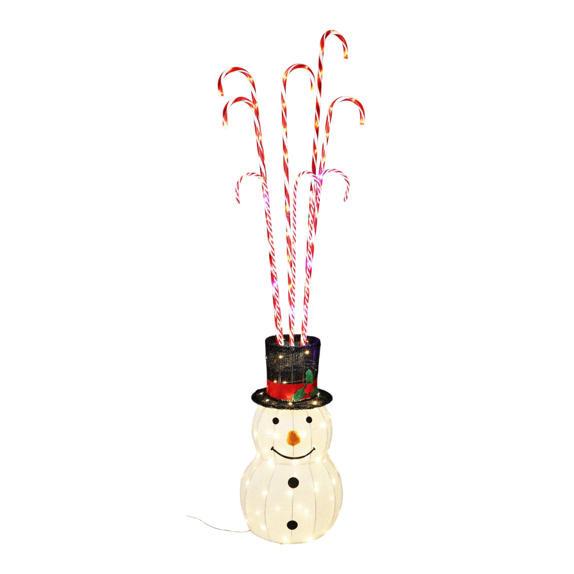 Well Home Pingüino 3D con Luces LED Blancos cálidos 42x34x68cm