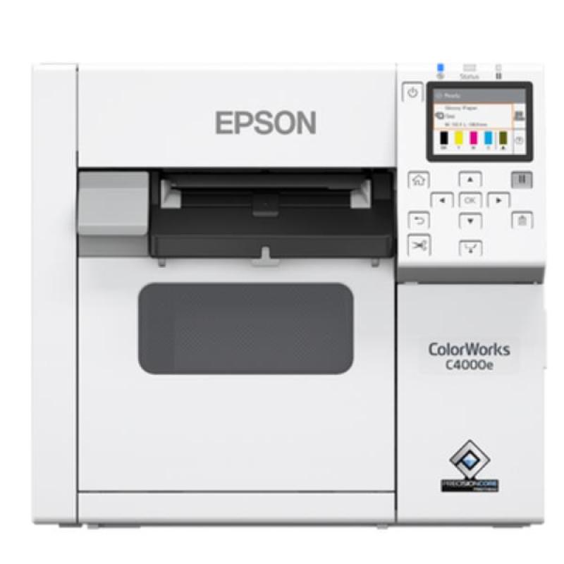 Impresora de inyección de tinta a color Epson C31CK03102BK, 1200 ppp, conexión USB por cable, color blanco