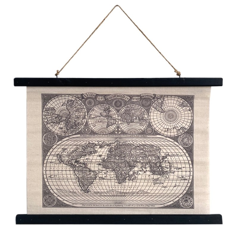 Signes Grimalt By SIGRIS Cuadro Negro de Pintura 43*2*60cm Lienzo enrollable mapa 24844