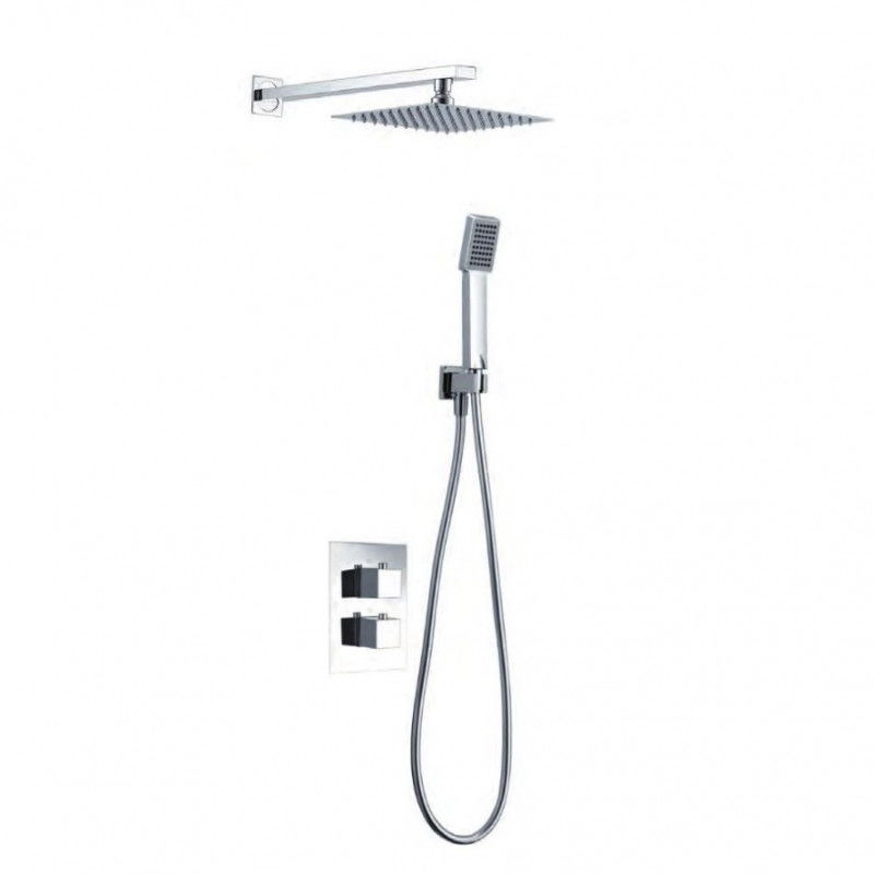 Imex Cíes GPC009 conjunto termostático de 3 módulos para ducha diseño moderno acabado cromado