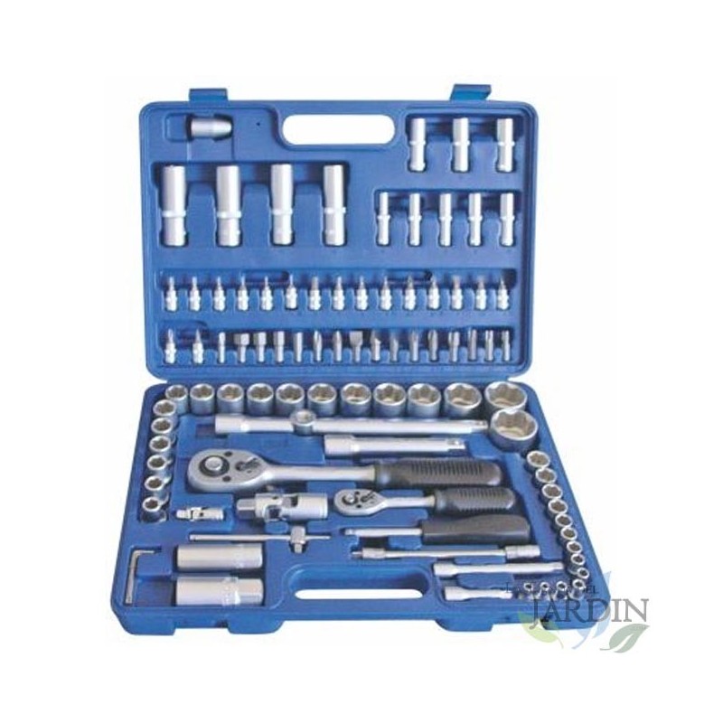 SUINGA Estuche de bits y vasos 95 piezas, estuche grande de bits y vasos, herramientas para bricolaje