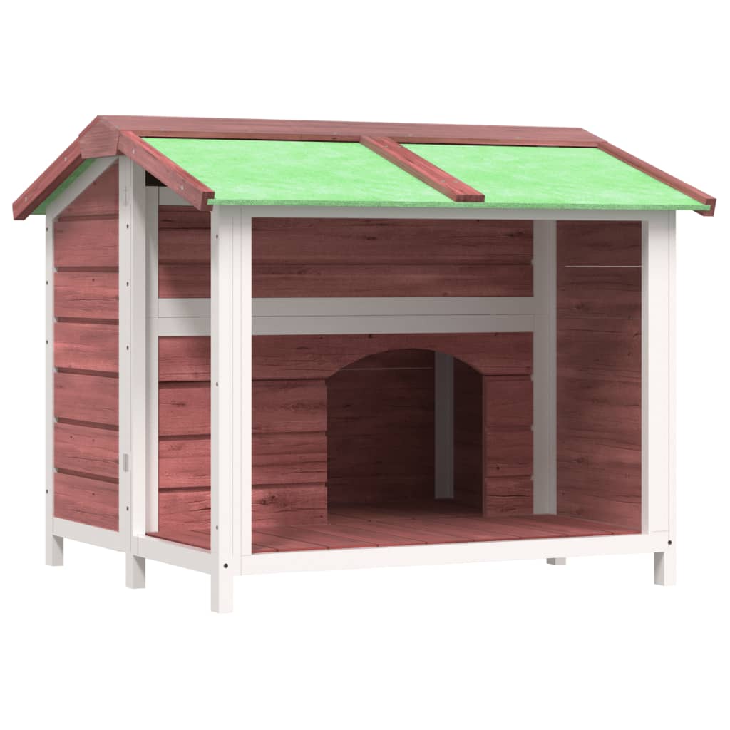 vidaXL Caseta para Perros Perrera Casita Animales Jardín Color Gris,  Marrón,  Moca y mas