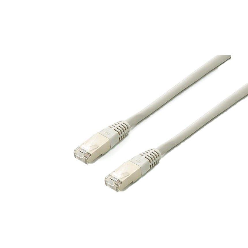 LATIGUILLO DE RED EQUIP 605617 - RJ-45 - S/FTP - CATEGORIA 6a - 0.5 METROS - COLOR BLANCO
