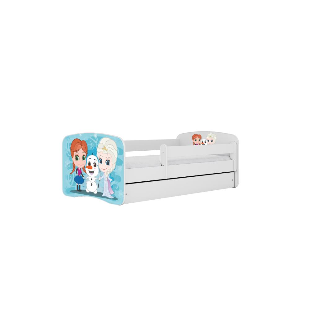 Cama 180 x 80 cm Kocot Kids com gaveta BabyDreams Frozen Land White