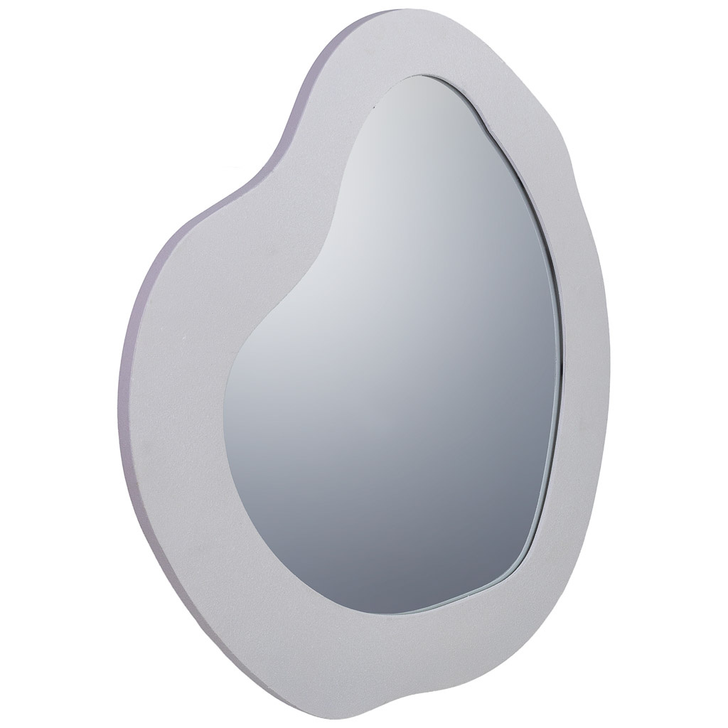 Wonderlust Deco - Espejo de pared de metal 63x02x71h cm Blanco 63x02x71h cm