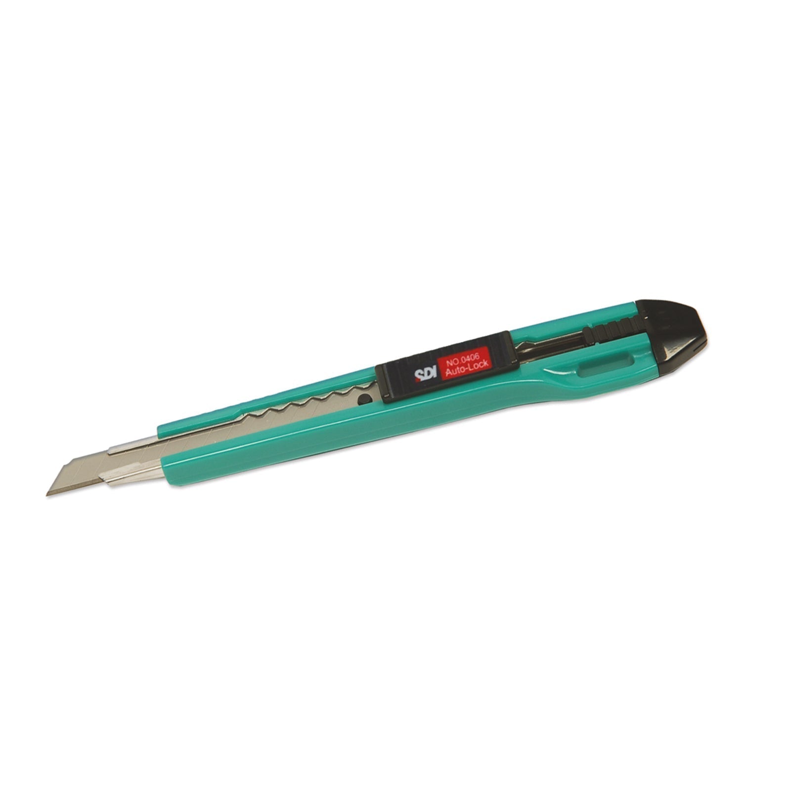 SDI - Cutter Pequeño con Autobloqueo para Manualidades. Cuchilla de 9 mm. Turquesa