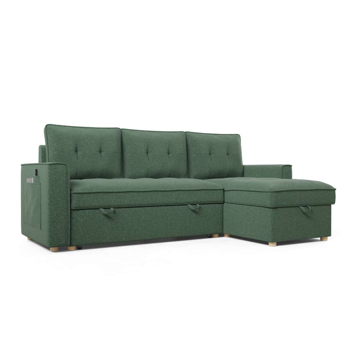 Nalui Sofá Cama Haven  Chaise Longue 3 plazas (213x129x81cm)