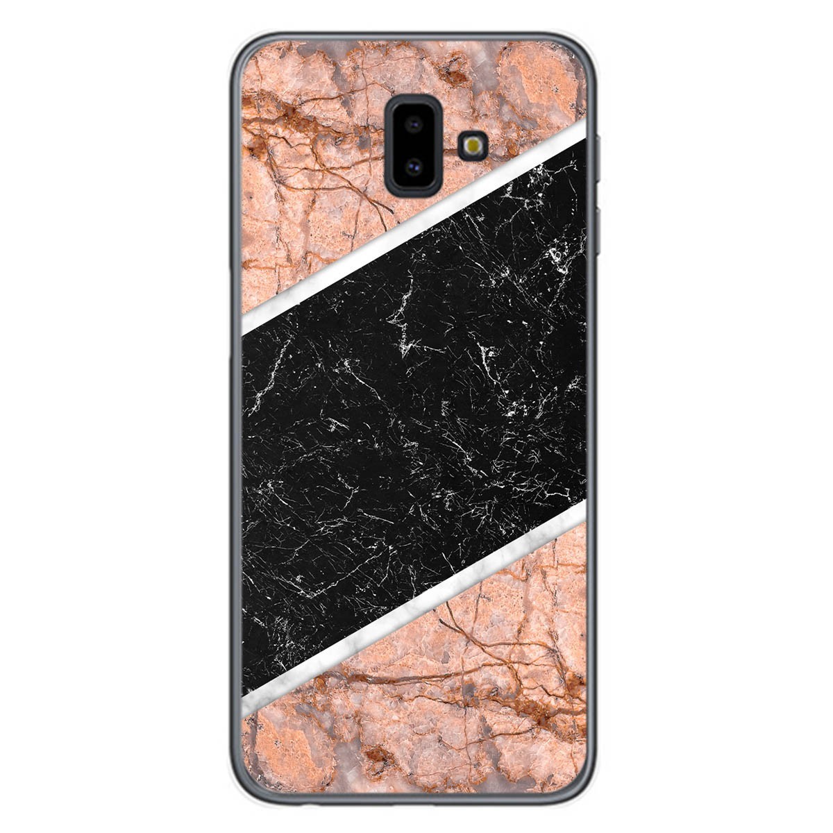 Tumundosmartphone Funda Gel Tpu para Samsung Galaxy J6+ Plus diseño Mármol 07 Dibujos
