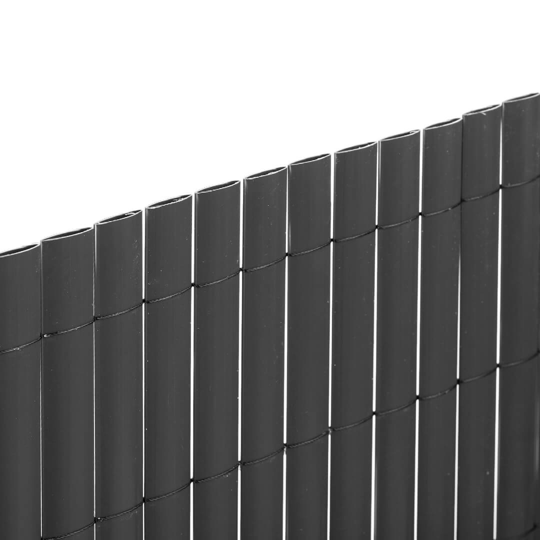Cañizo PVC de doble Cara 1600 gr/m2 - Gris Antracita. Varias medidas