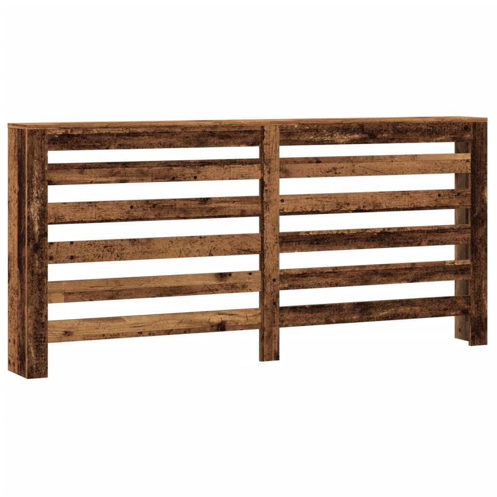 vidaXL Cubierta de radiador madera 175x20x82 cm Color Madera antigua,  Roble ahumado,  Roble y mas