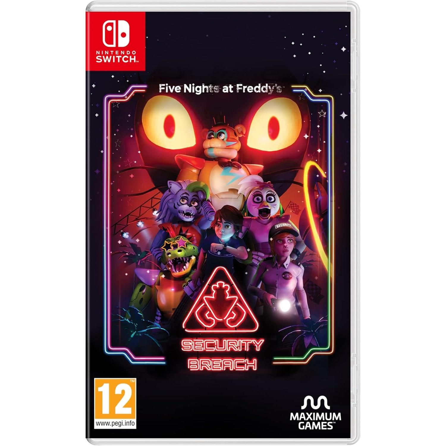 Five Nights at Freddy's: Security Breach Juego para Consola Nintendo Switch, PAL ESPAÑA