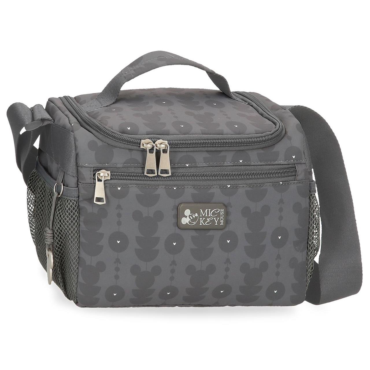 Portamerienda térmica Mickey Zenia 27 cm x 32 cm x 13 cm Antracita