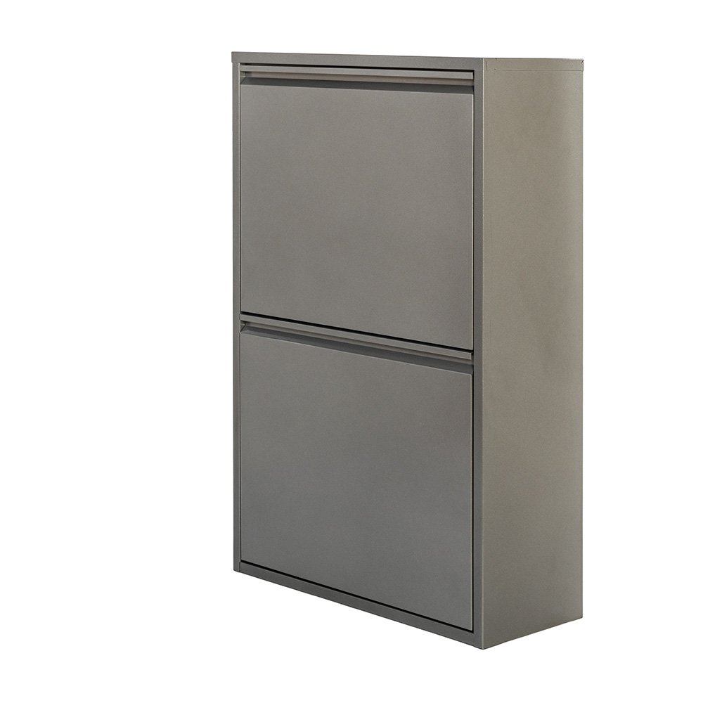 armario metalico reciclaje 4 cajones gris 92x60x25cm