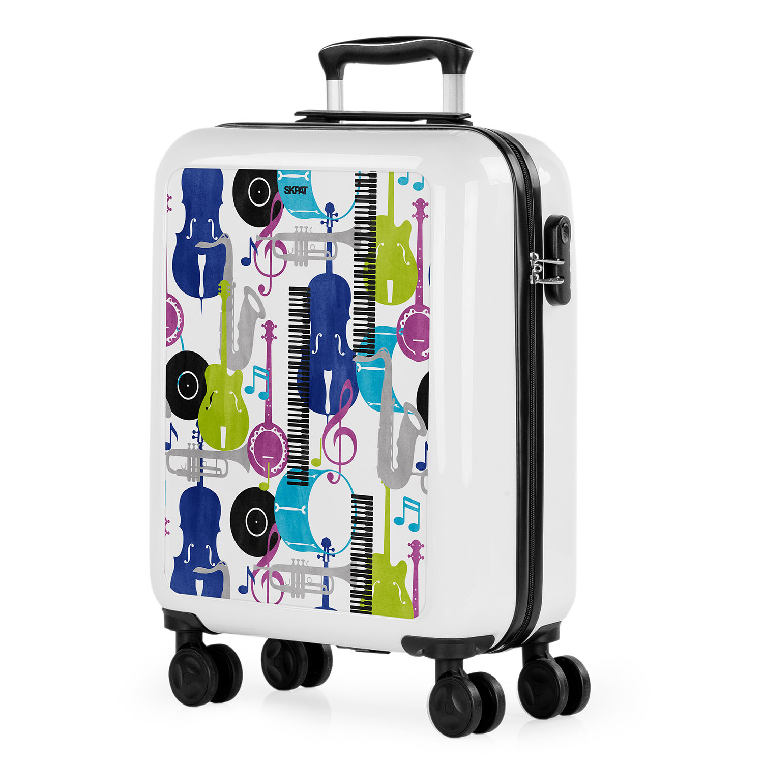 Skpat - Maletas De Viaje Cabina 55X40x20 - Maletas Viaje Cabina 4 Ruedas. Maleta De Cabina Ligera. Maletas De Viaje Infantiles. Maletas Cabina Con Candado Combinacion 132650