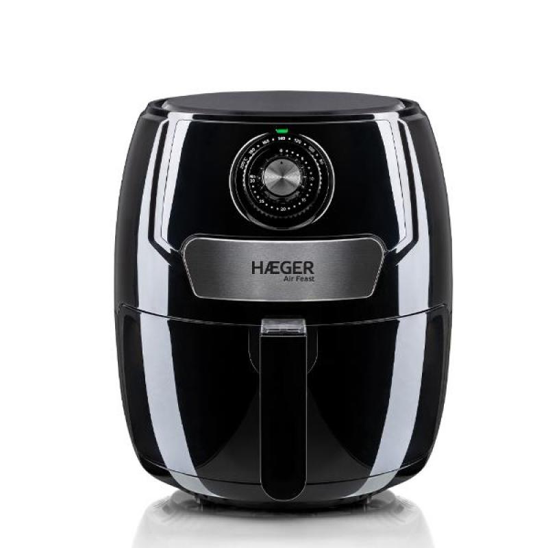 Freidora de Aire HAEGER Air Feast AF-M37.002A (3.7 L - Negro)