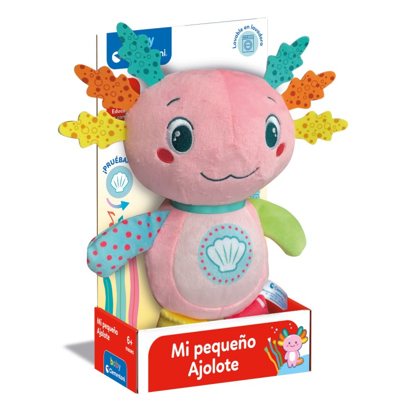 Peluche Infantil Mi Pequeño Ajolote - Clementoni