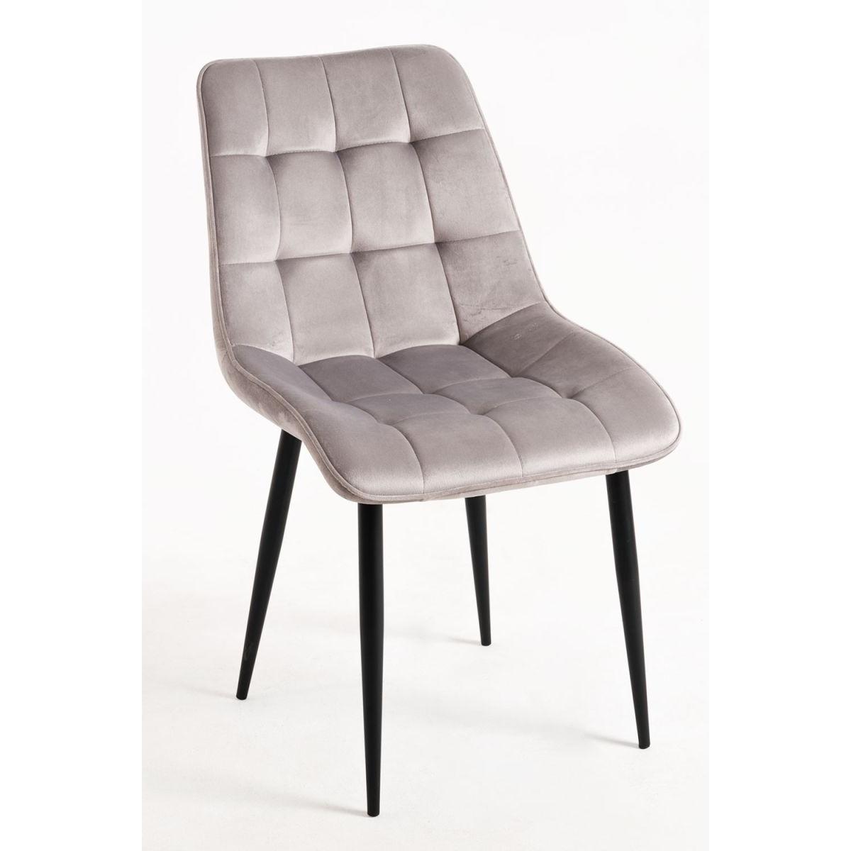 Regalos Miguel - Sillas Comedor - Silla Cade Terciopelo - Gris