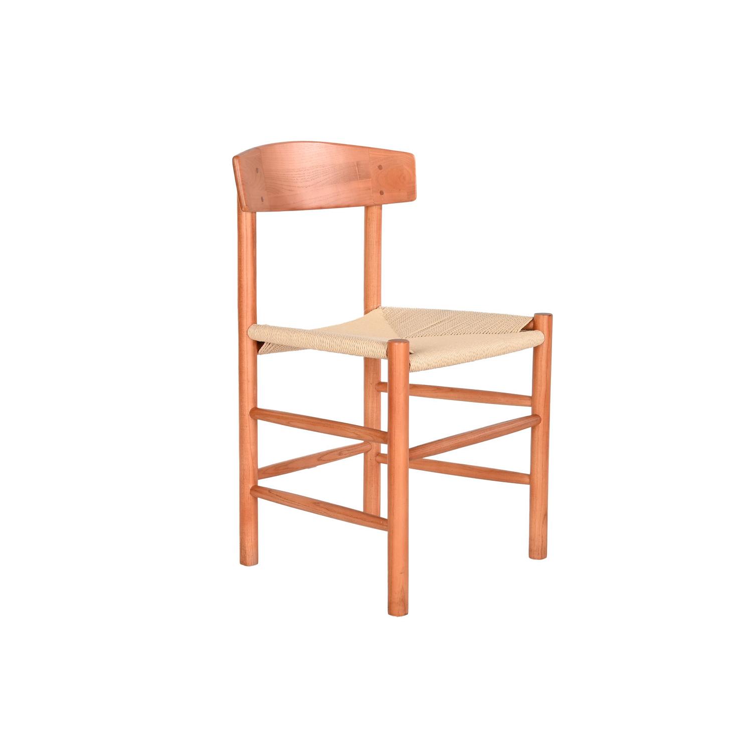 SILLA OLMO FIBRA 48X40X76 MARRON FIJALO MB202802