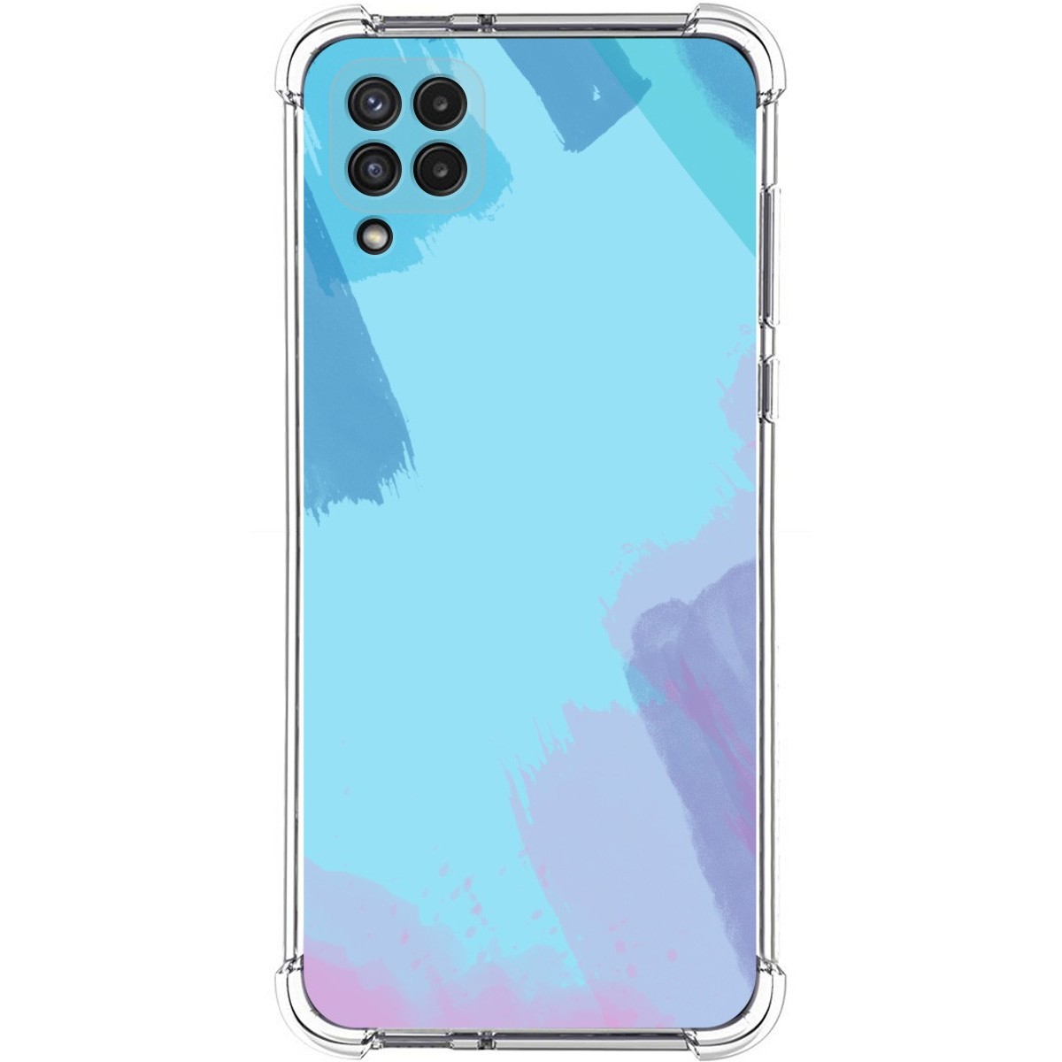 Funda Silicona Antigolpes para Samsung Galaxy A22 4G / M22 diseño Acuarela 10 Dibujos
