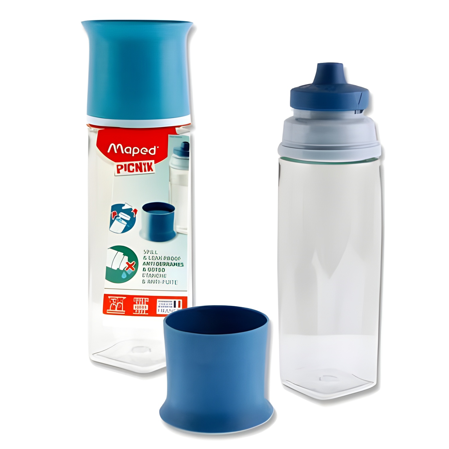 Botella de agua concept picnik de 500 ml. color azul maped