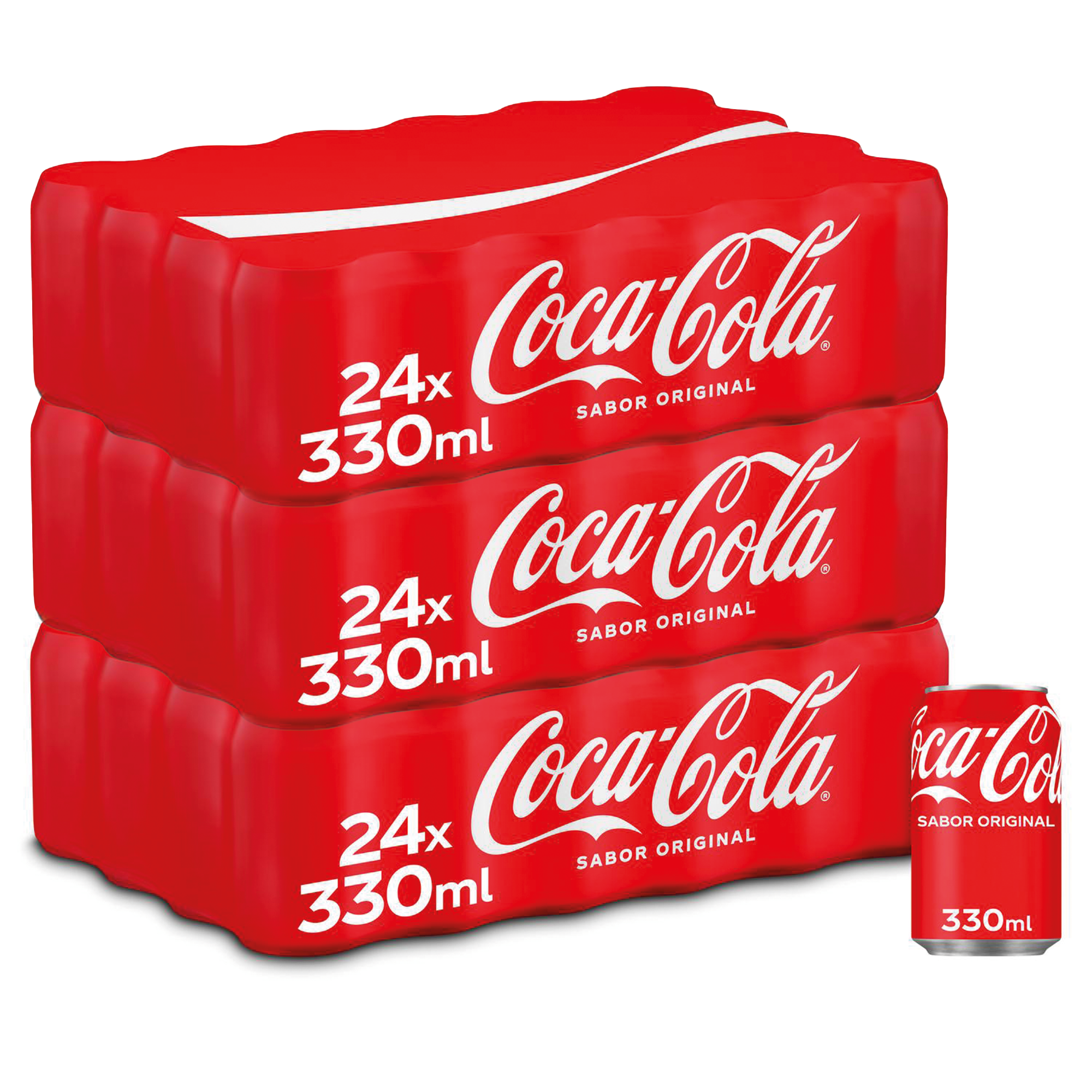 Coca Cola Bebida Refrescante de Cola, Pack Ahorro