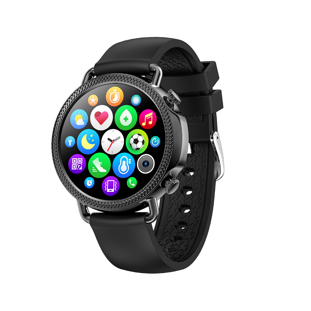 Rastreador de ciclo de fisiología femenina retro completamente táctil: reloj inteligente.