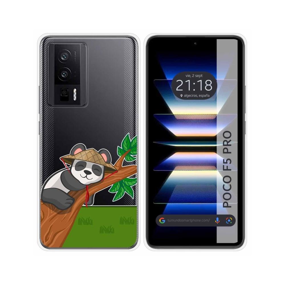 Funda Silicona Transparente Oppo A98 5g Diseño Mono Dibujos con