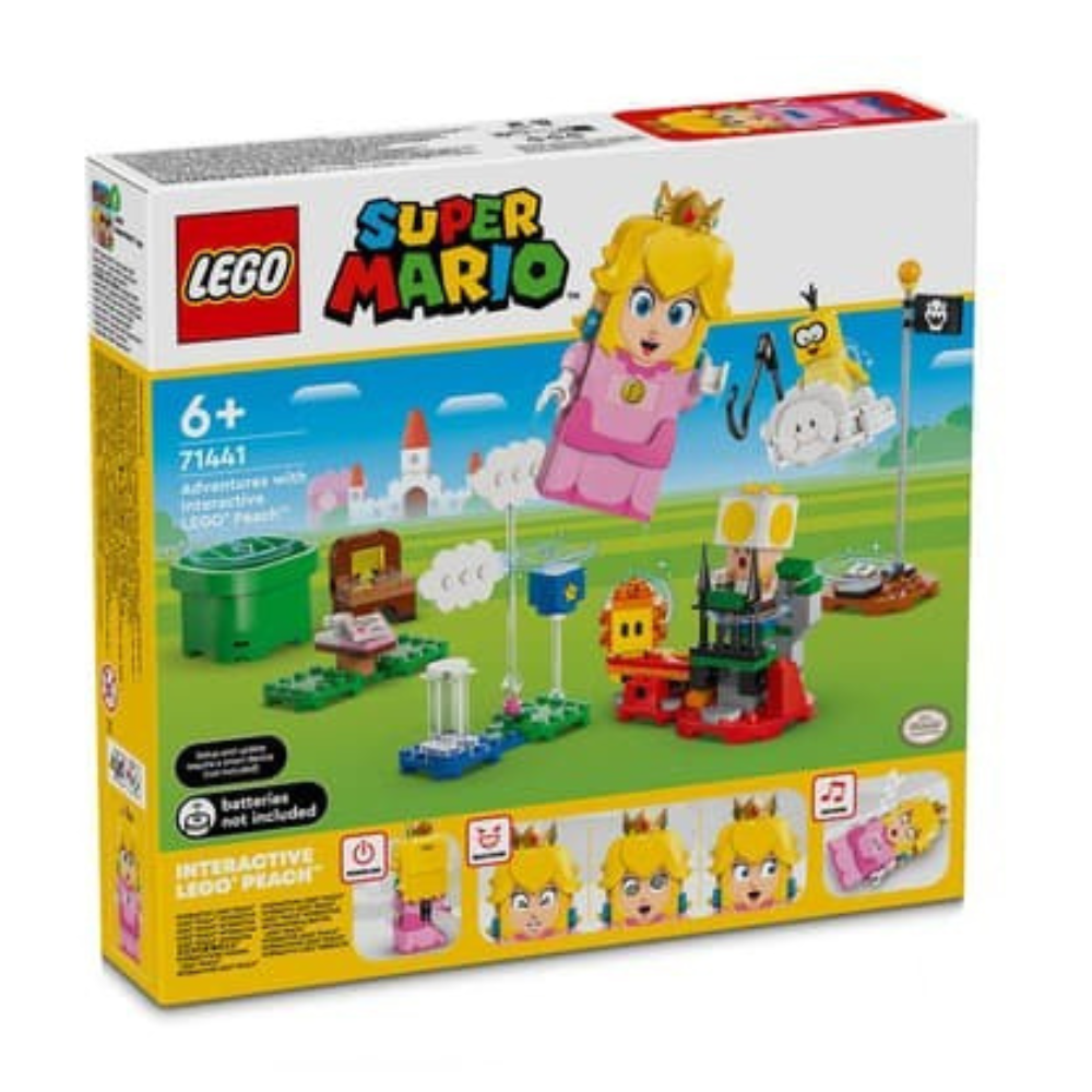 LEGO SUPER MARIO - PEACH AVENTURAS INTERACTIVAS, 71441, TIENDA CON LICENCIA OFICIAL, ENVÍO 24-48H PENÍNSULA, JUGUETES, BRICKS, PIEZAS, LADRILLOS, BLOQUES DE CONSTRUCCIÓN, VIDEOJUEGOS, PRINCESA, 100% ORIGINAL