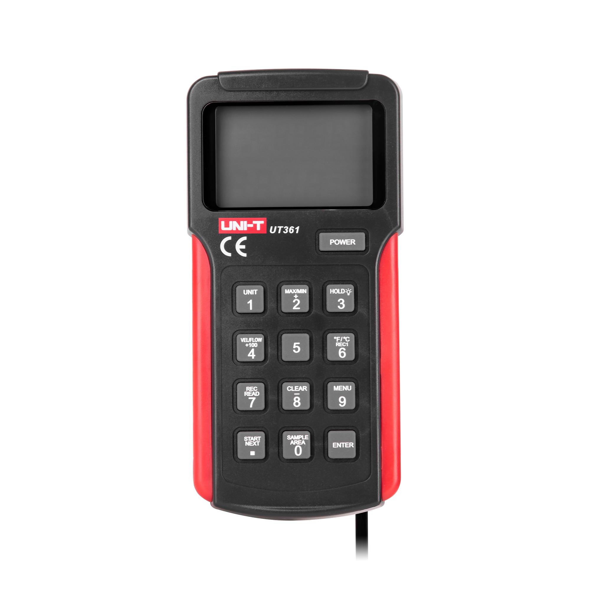 Anemómetro de medición de temperatura Uni-t UT361