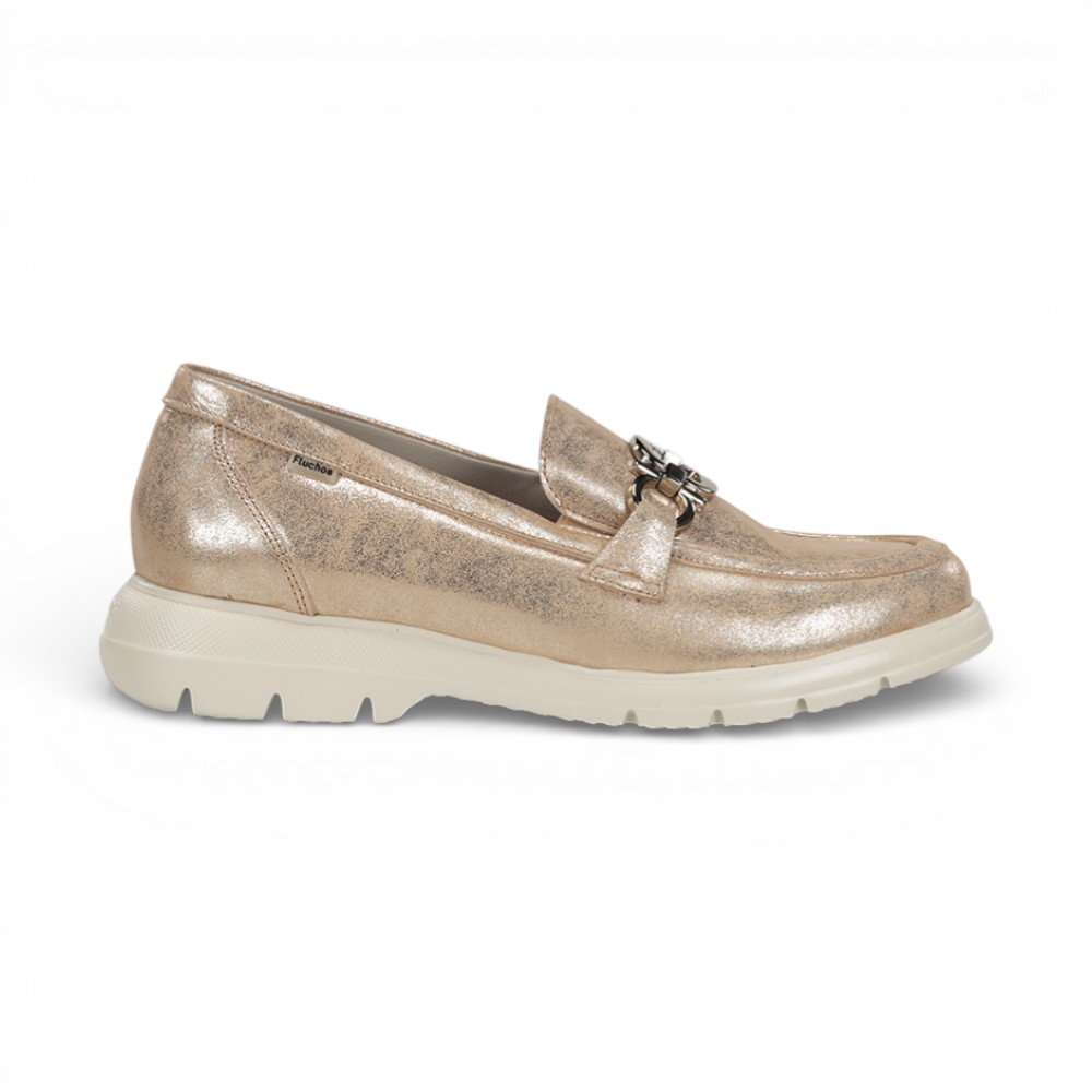 Mocasines Fluchos modelo F2282 en color Metal