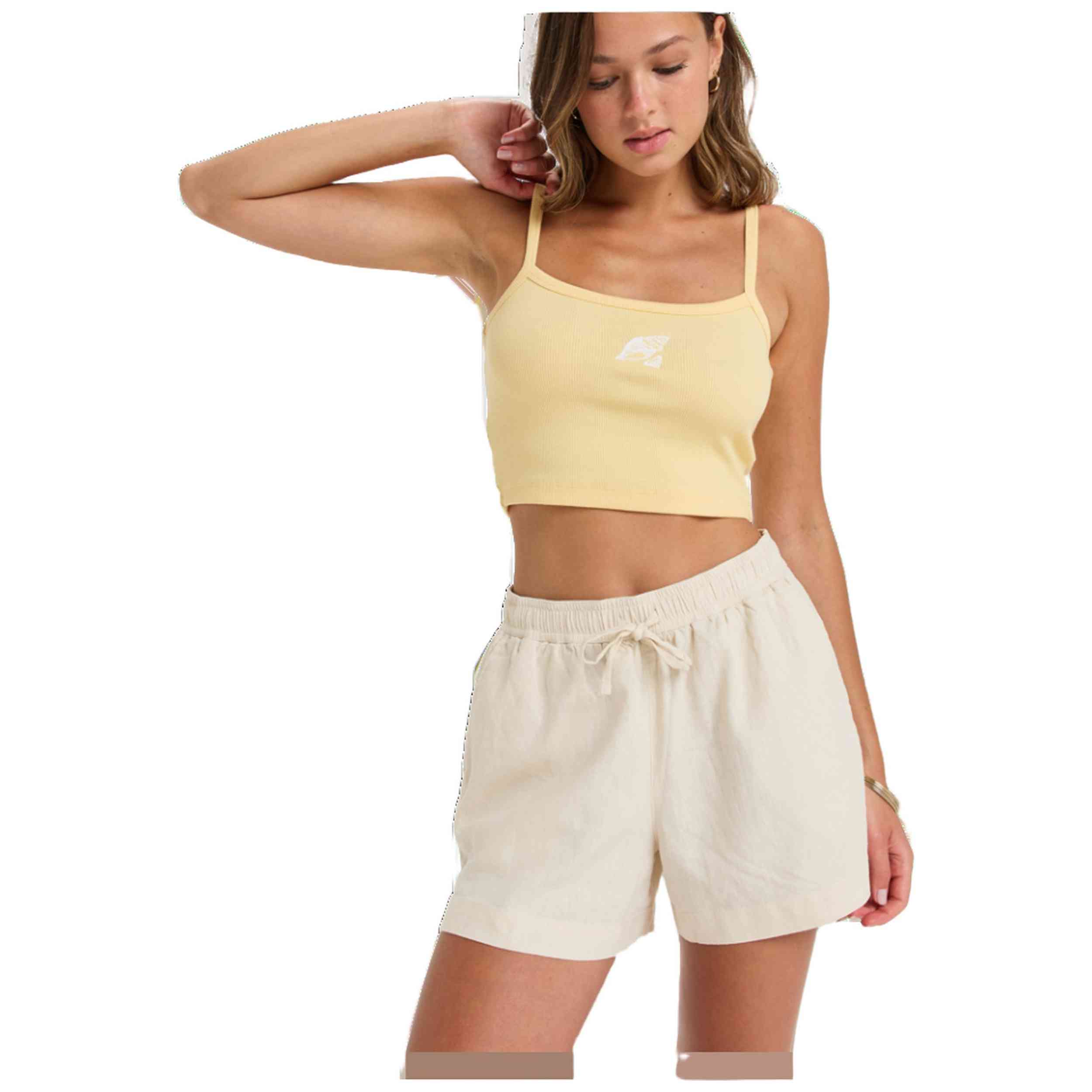 Pantalones Cortos Roxy para Mujer en color Beige
