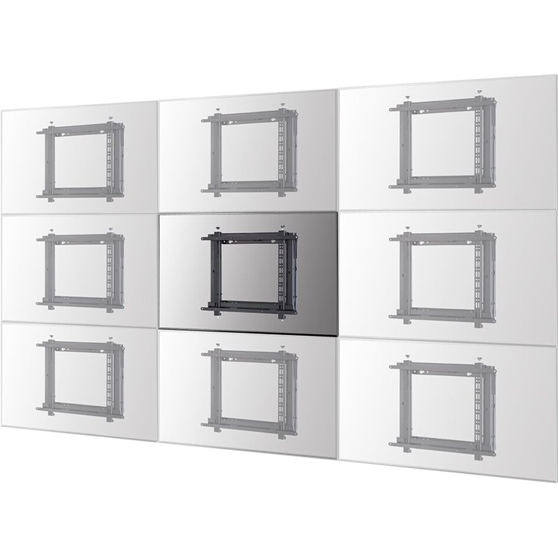 Neomounts WL95-800BL1 Soporte de pared para videowall de 42 a 70 pulgadas, extraíble, máx. 35 kg, negro