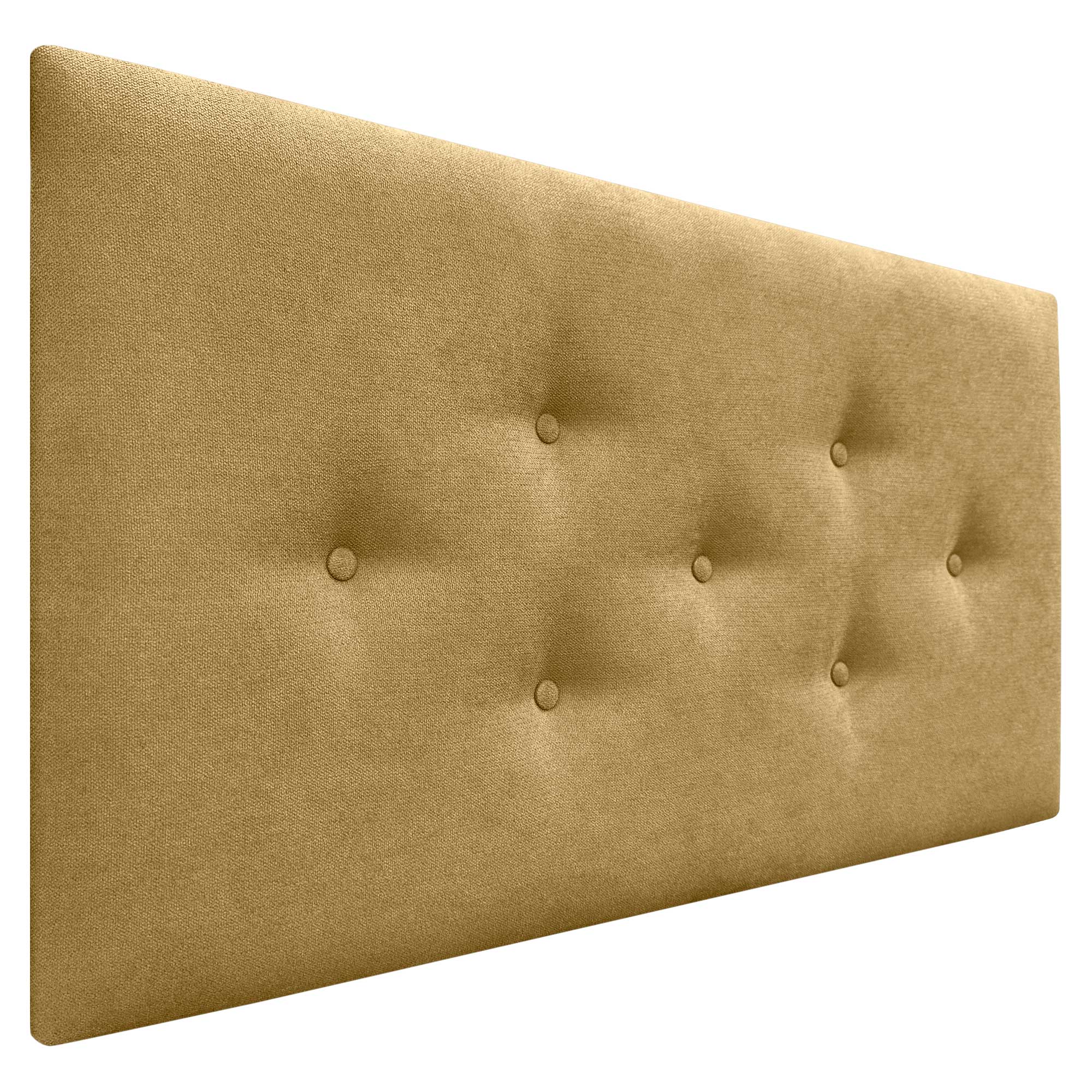 DHOME Cabecero de Tela ACUALINE con 3 Hileras Intercaladas de Botones Cabezal Tapizado Cama Lujo