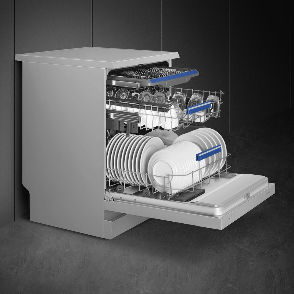 Lavavajillas 60cm SMEG LVS342CQSX 14 servicios Clase C  | Acero inox antihuellas, UNIVERSAL
