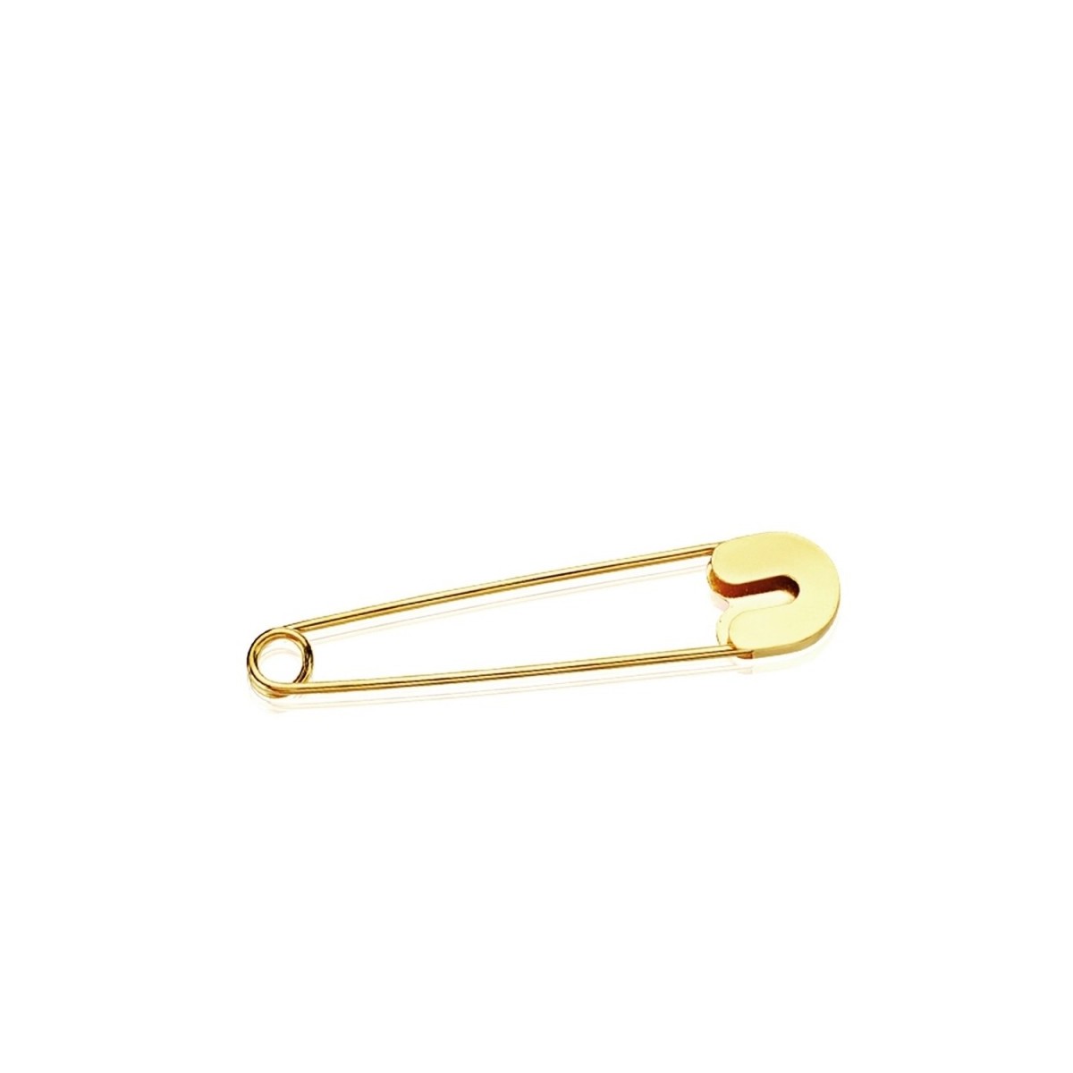 Alfiler Imperdible en Oro de 9k para bebé con 34 mm. liso