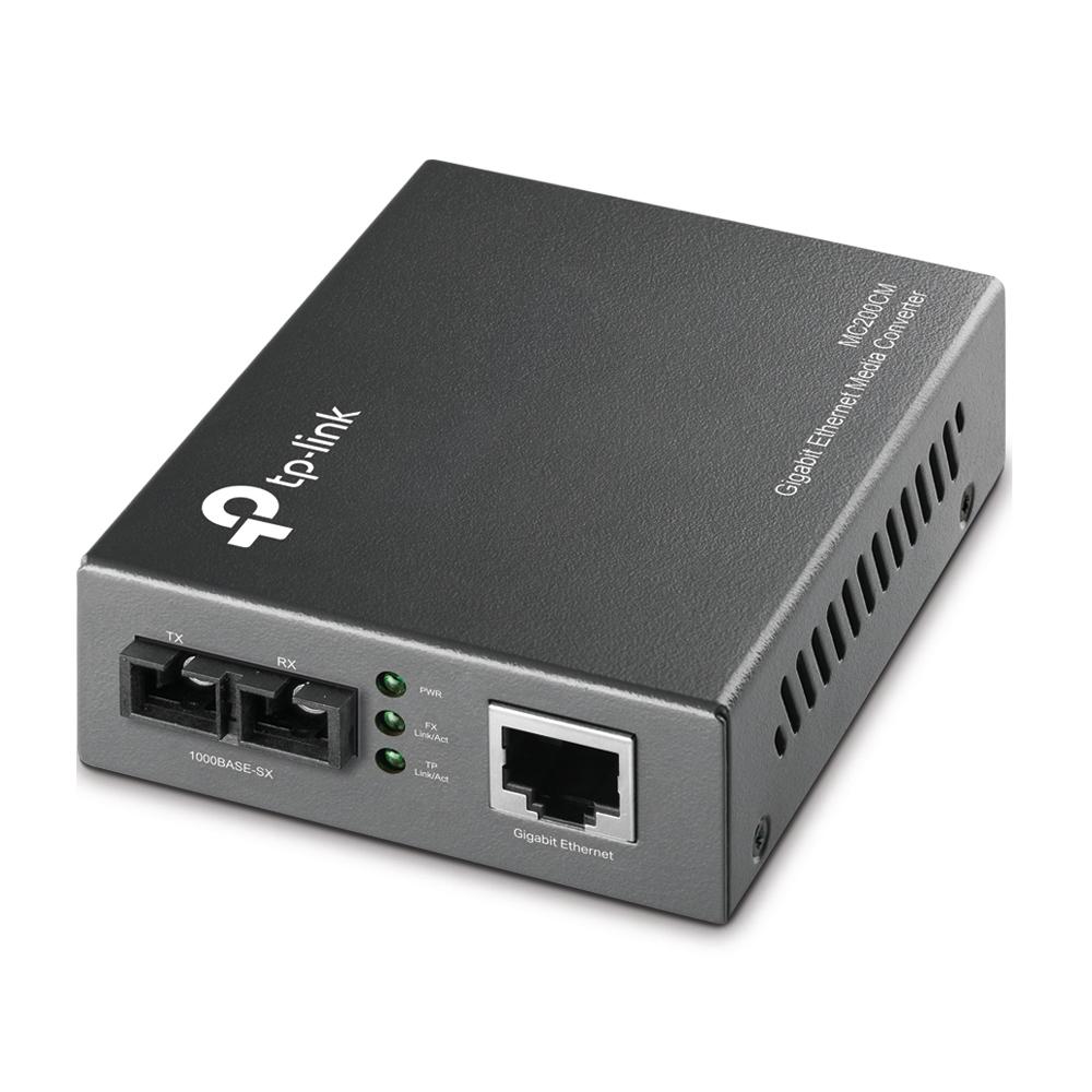 Tp-link mc200cm v3 internal media converter 1000 mbit/s 850 nm multimode black