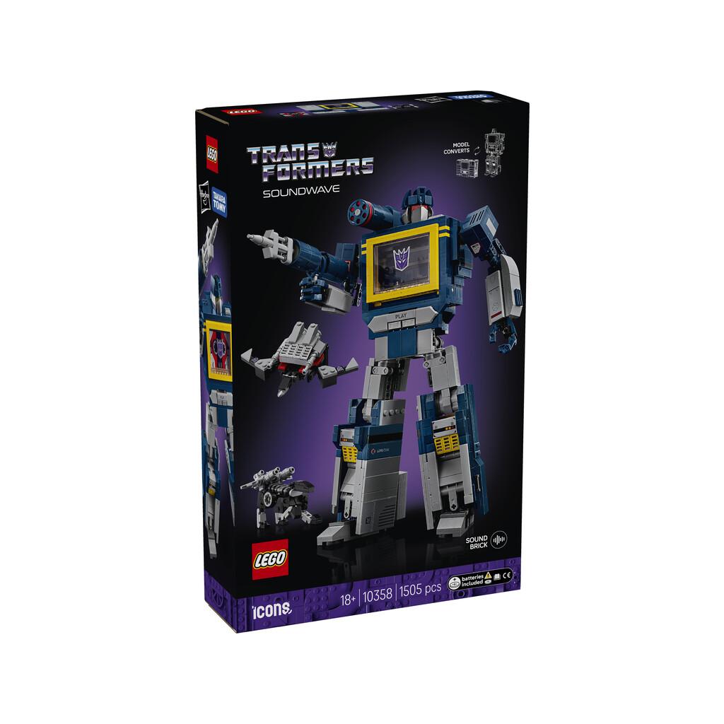 Lego Icons Transformers: Soundwave 2 en 1 Juguetes LEGO