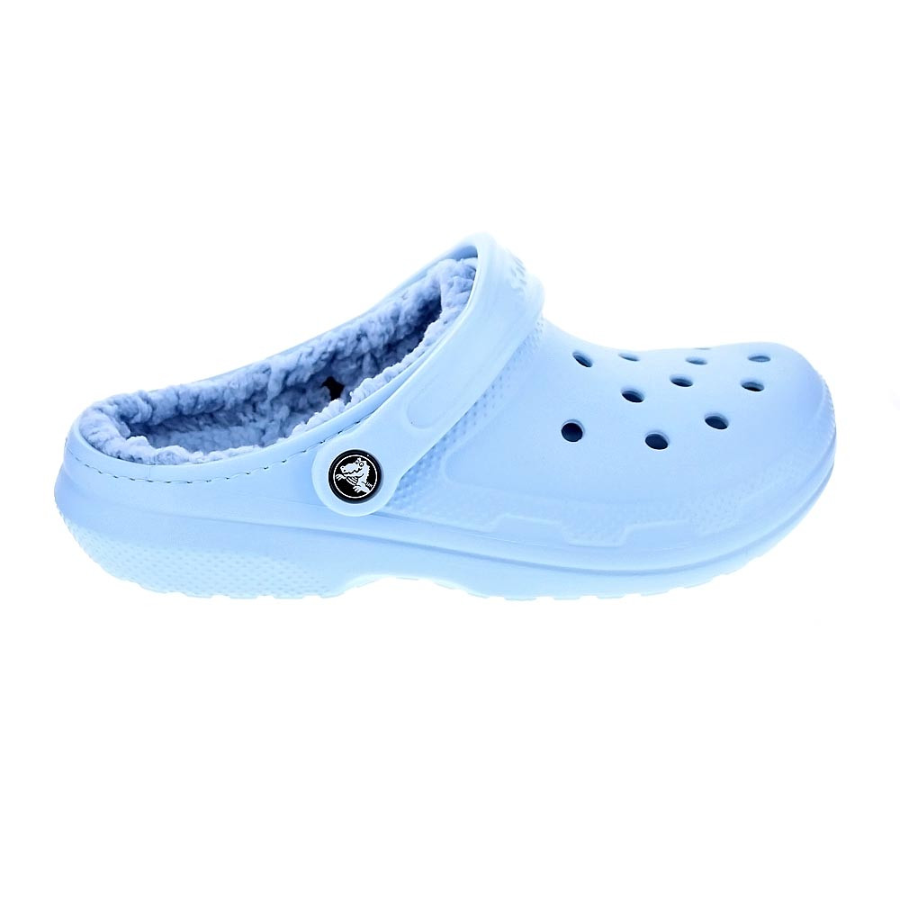 Crocs - Crocs Mujer Zuecos modelo Classic Lined Azul