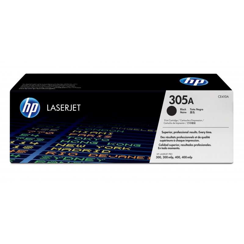 HP - Cartucho de tóner original LaserJet 305A negro CE410A