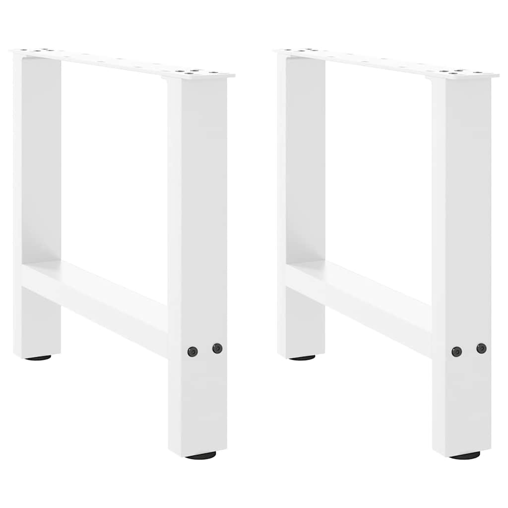 vidaXL Patas para mesa de centro (2 unidades, 50 x 42-43 cm, acero)